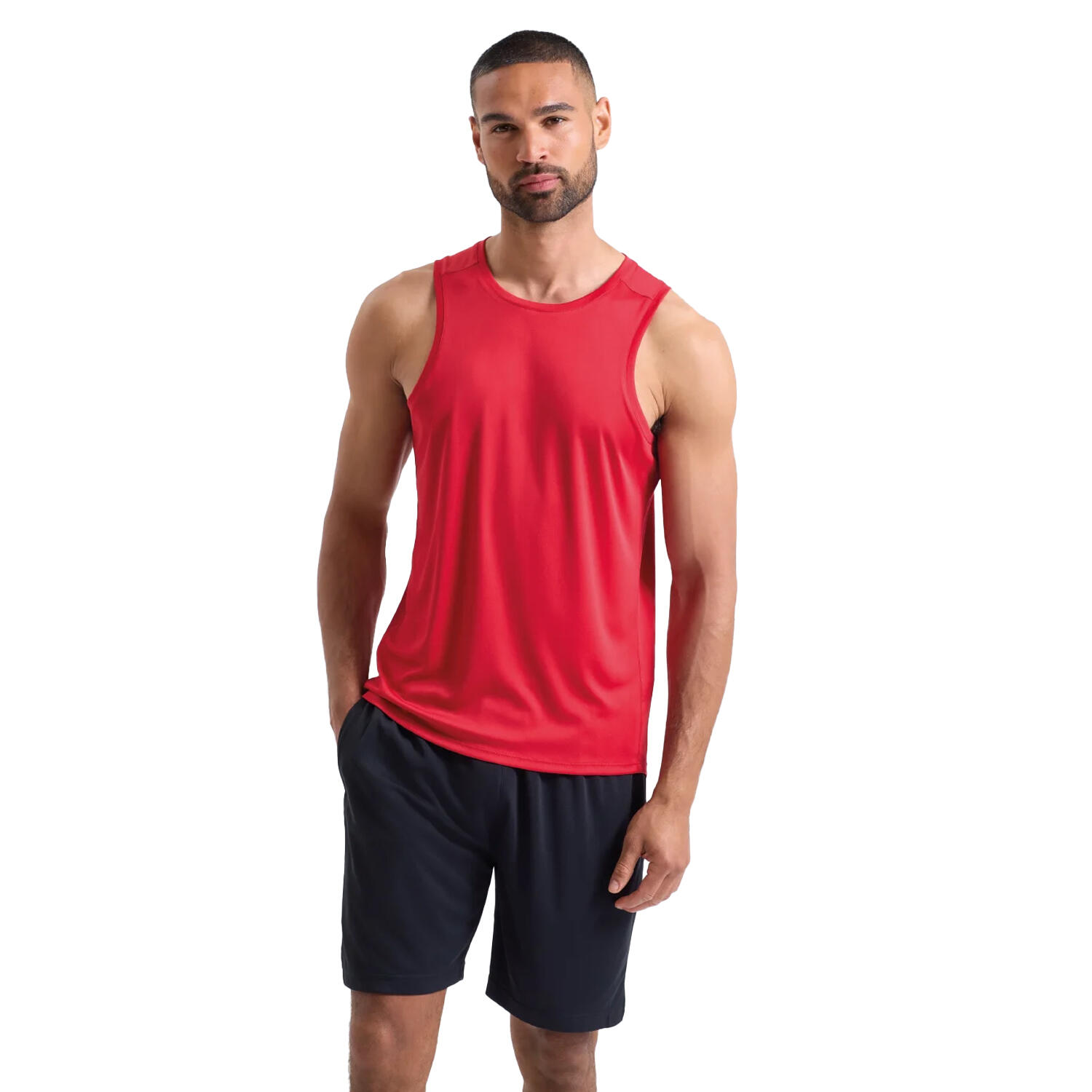 Débardeur IONCHARGE Homme (Rouge Feu) 3/4