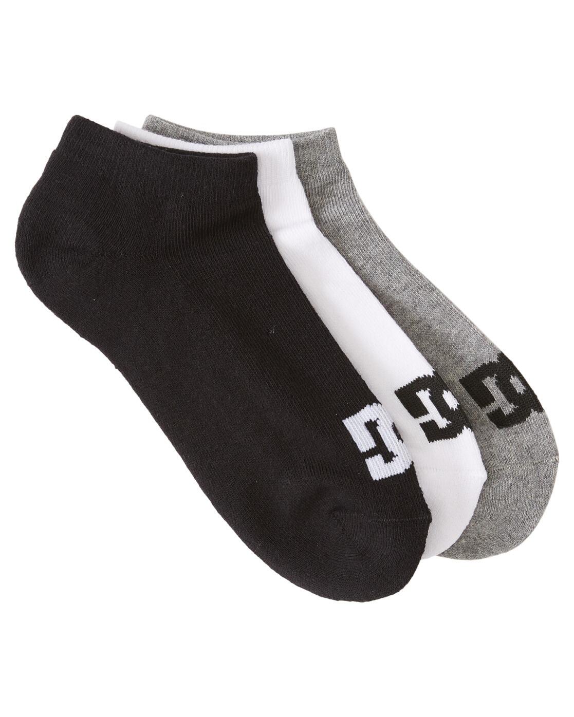 DC SHOES Knöchelsocken DC ANKLE 5PK Schwarz Herren
