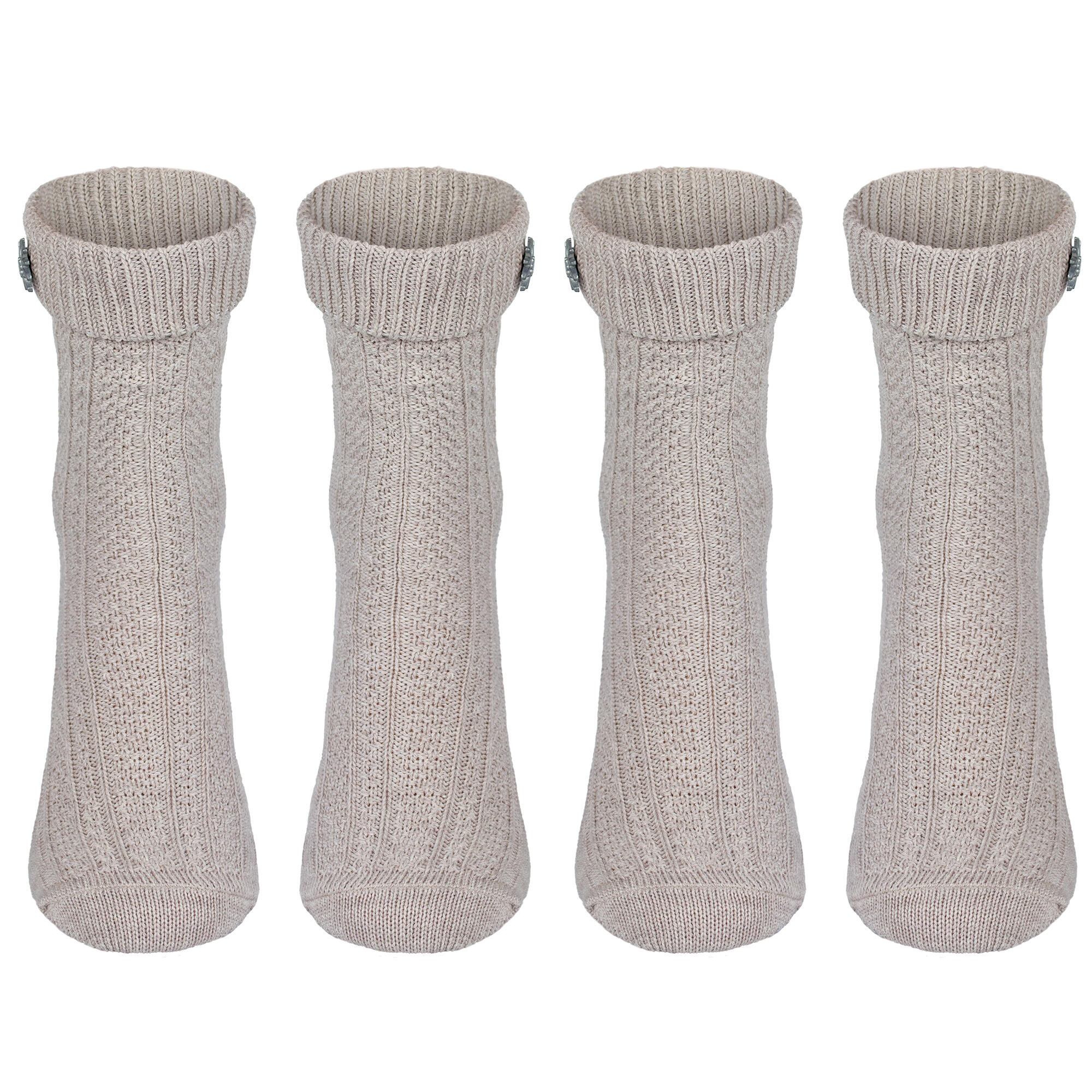 Trachtensocken 2 Paar – Schoppersocken Damen & Herren Oktoberfest Beige-43/46 2/7