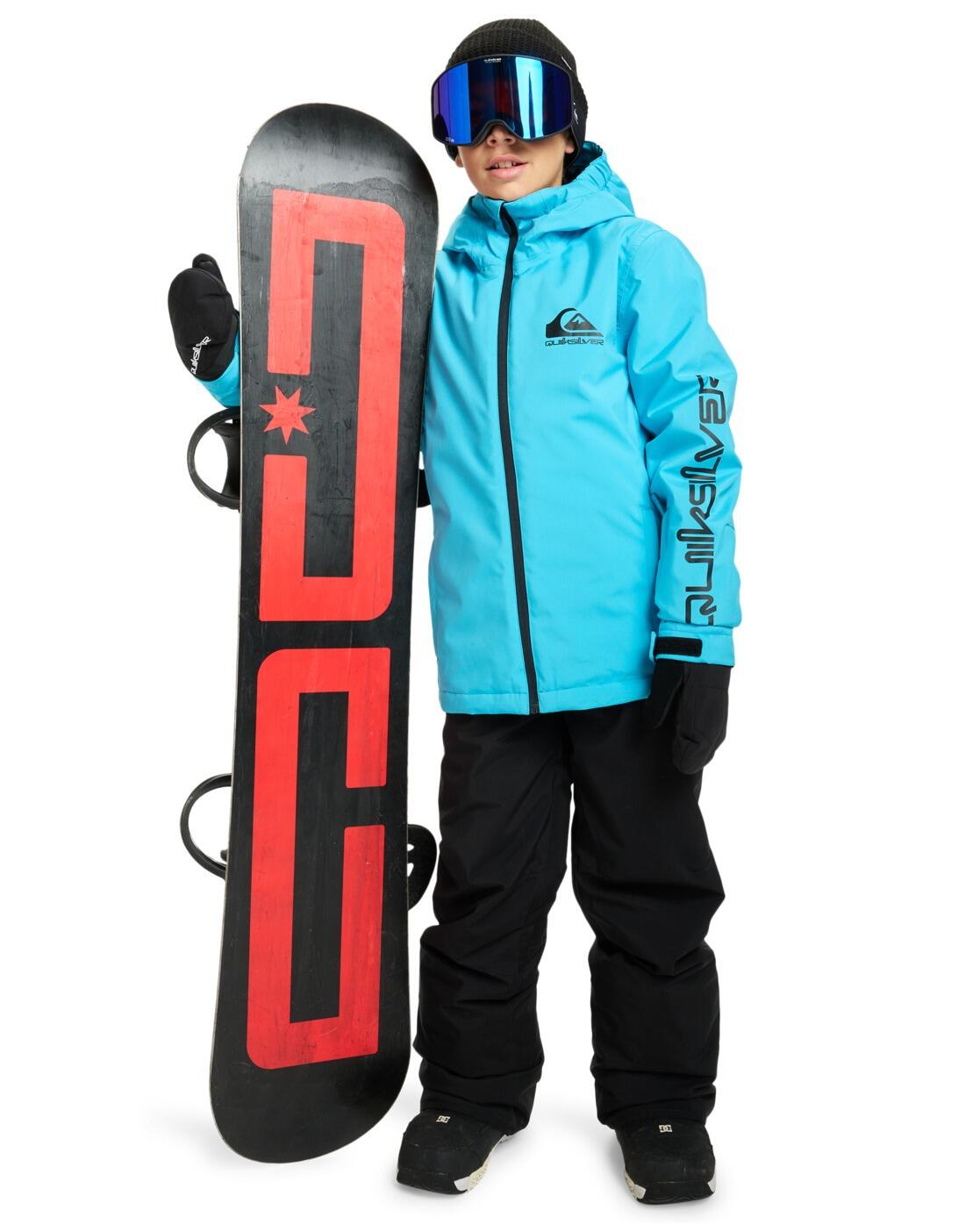 Veste de snow technique MISSION Bleu Garçon 3/4