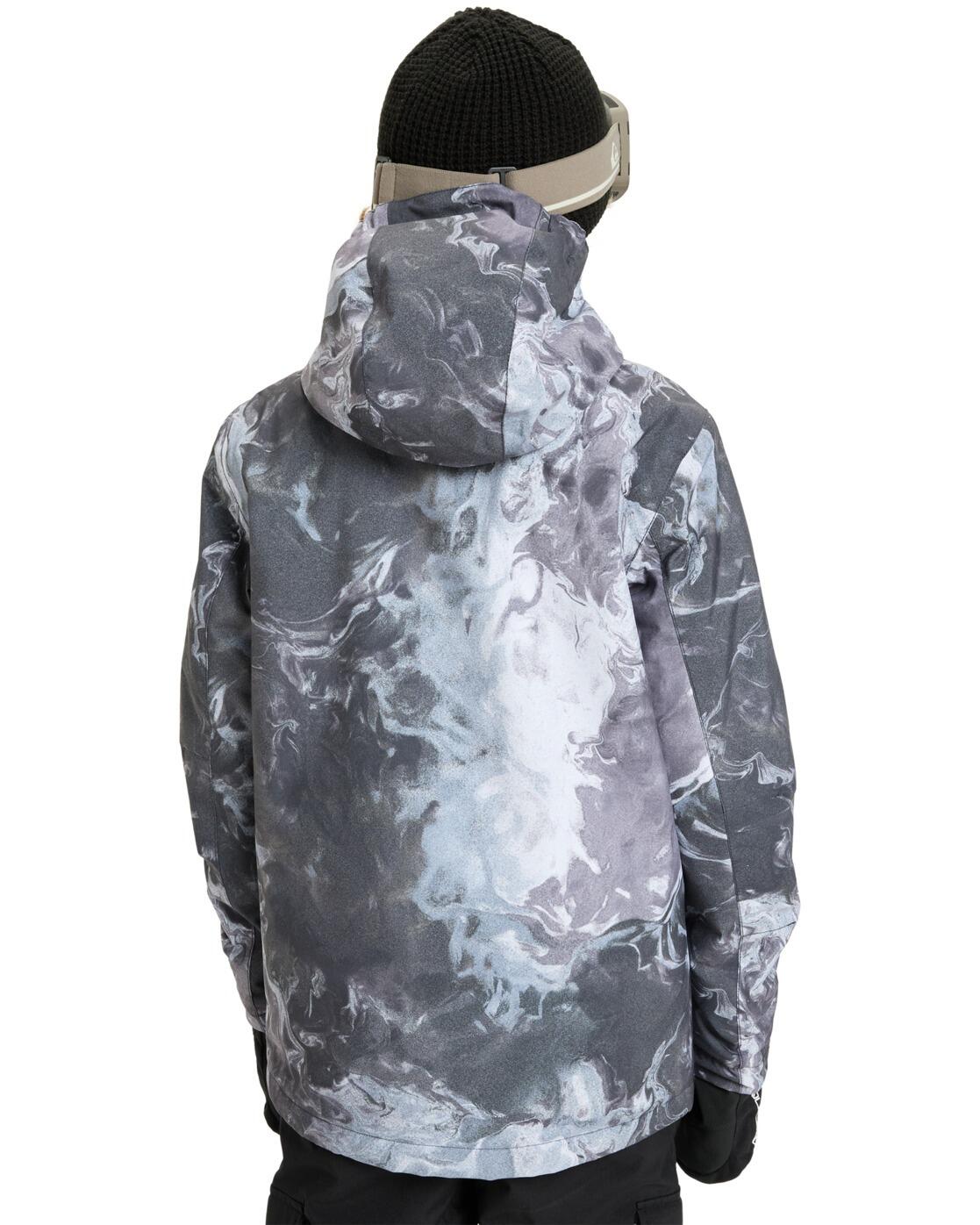 Veste de snow technique MISSION PRINTED Noir Garçon 2/4