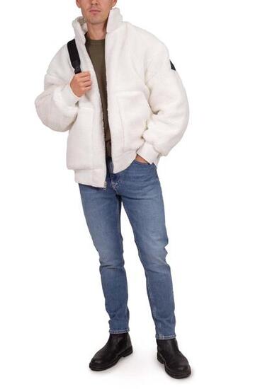 Bomber uomo reversibile in pile