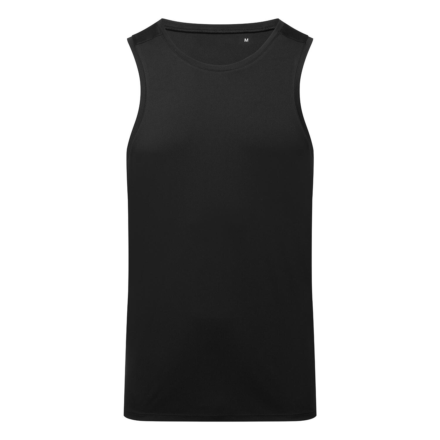 TRIDRI Mens IonCharge Performance Vest Top (Black)