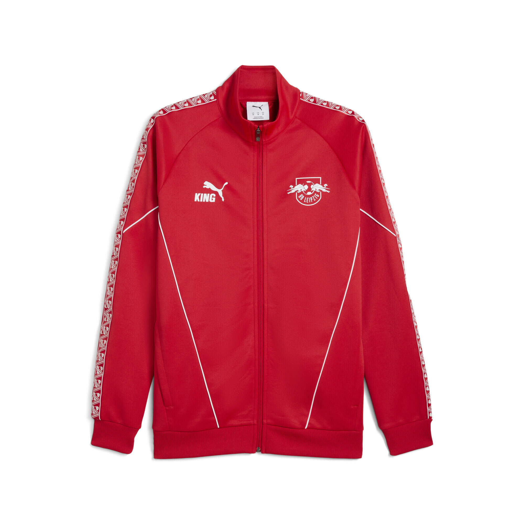 Męska kurtka RB Leipzig KING Anthem PUMA For All Time Red White