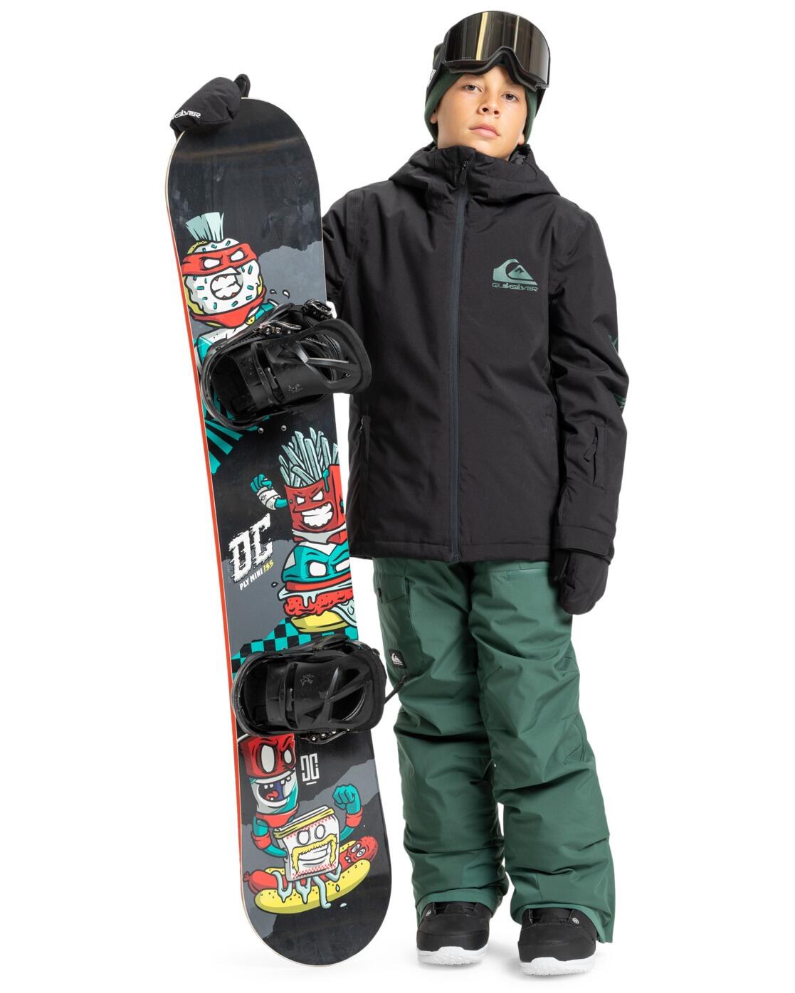 Veste de snow technique MISSION Noir Garçon 3/4
