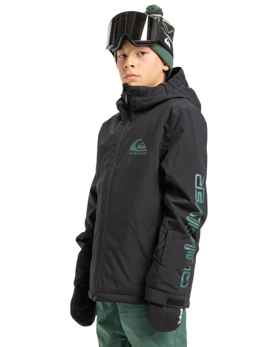 Veste de snow technique MISSION Noir Garçon 4/4