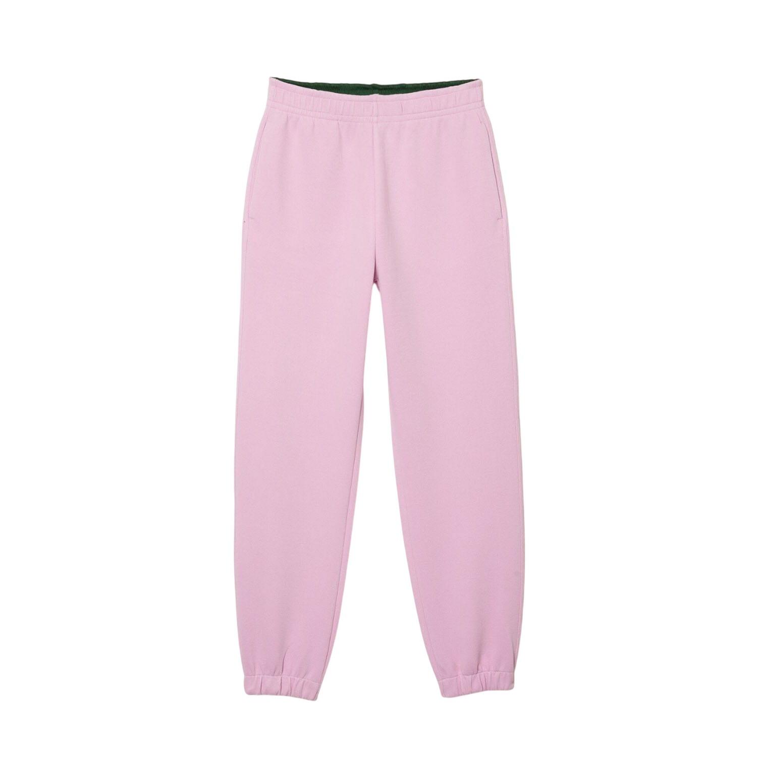LACOSTE Pantalone da jogging donna Lacoste rosa cotone biologico vestibilità regular