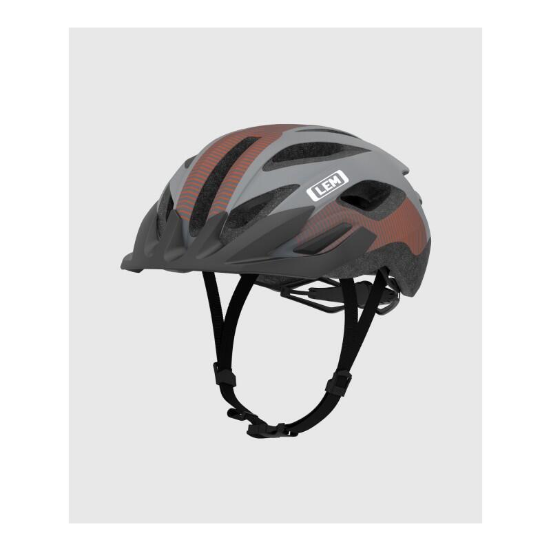 LUMA CAPACETE DE CICLISMO URBANO BOULEVARD CINZA ÓXIDO T-S