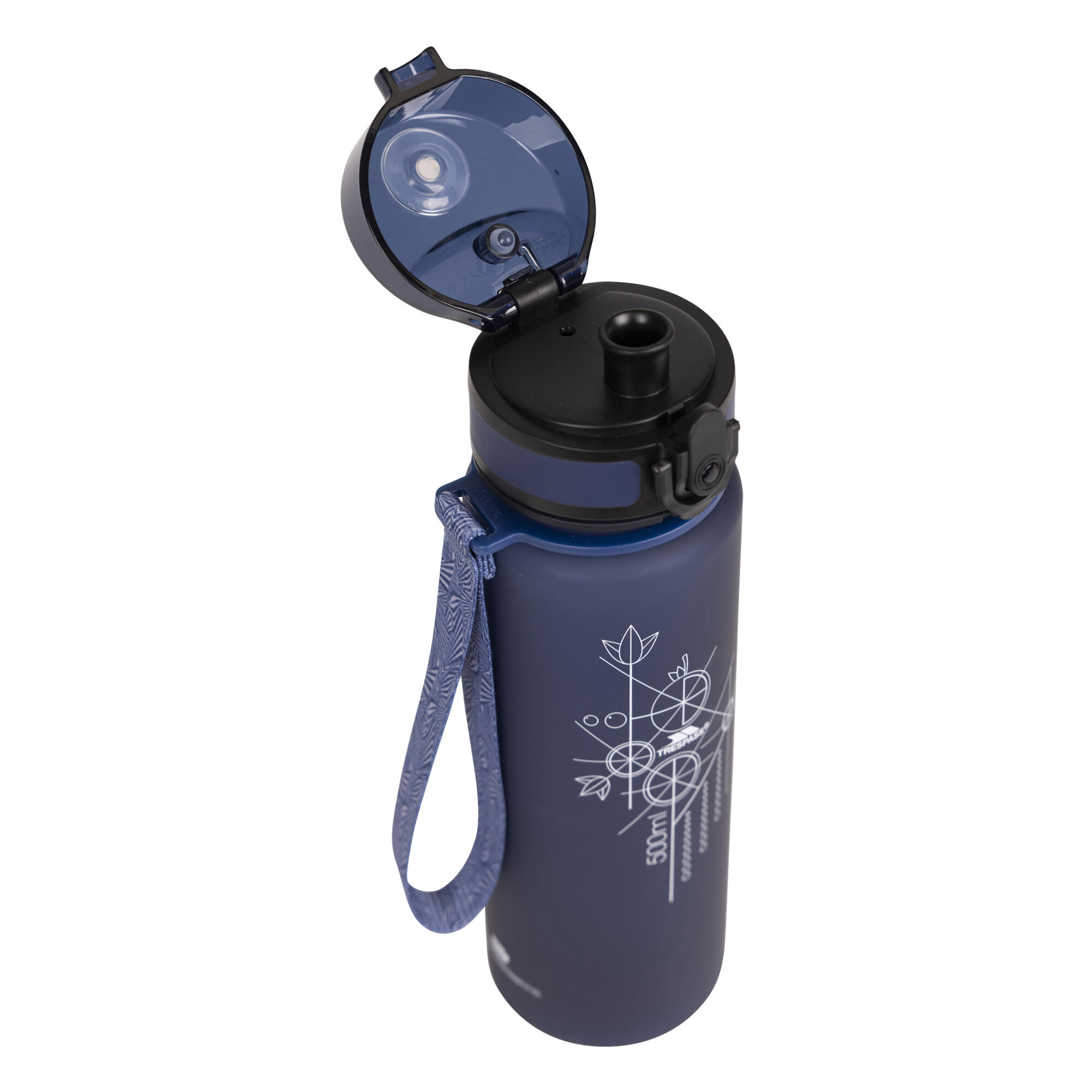 Flintlock Sport Trinkflasche Damen und Herren Dunkelblau 3/4