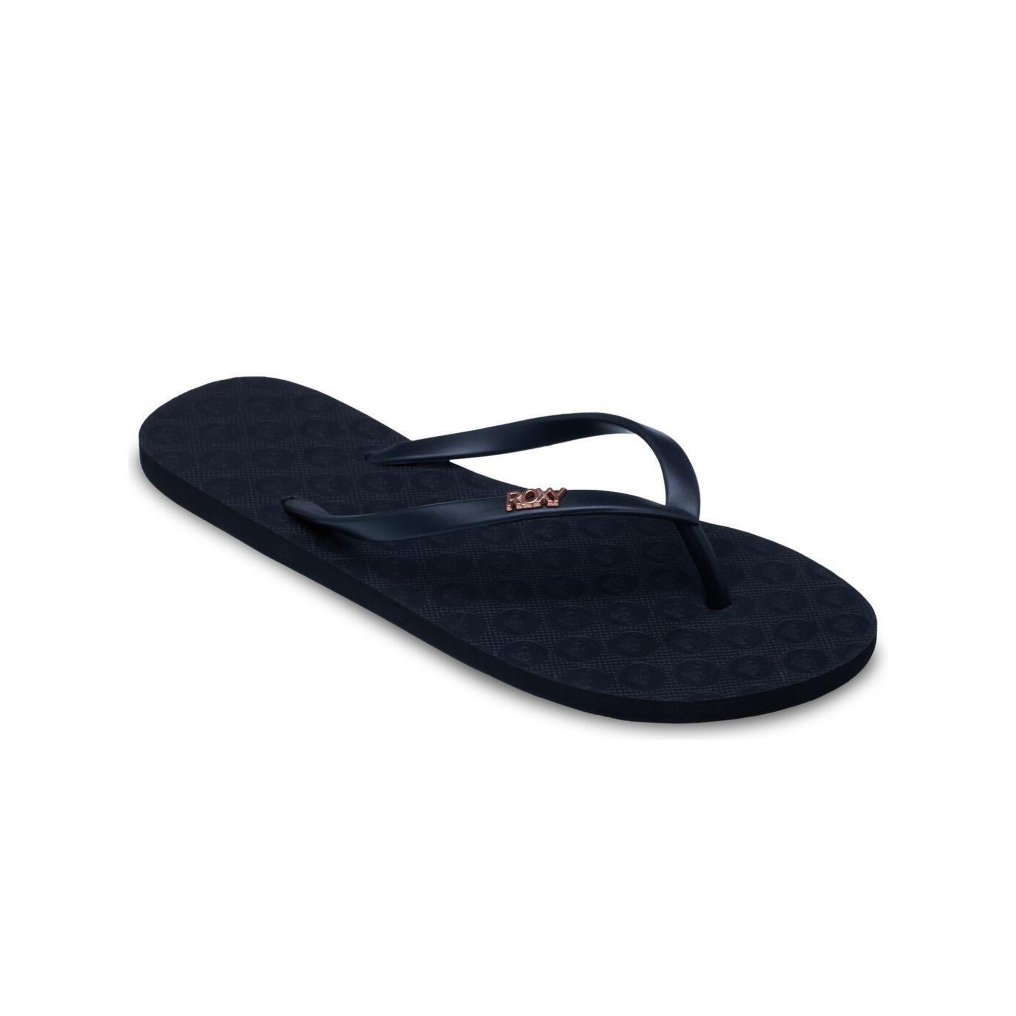 Roxy - Tongs Viva Iv Noir Femme - Tongs - Gris - Decathlon