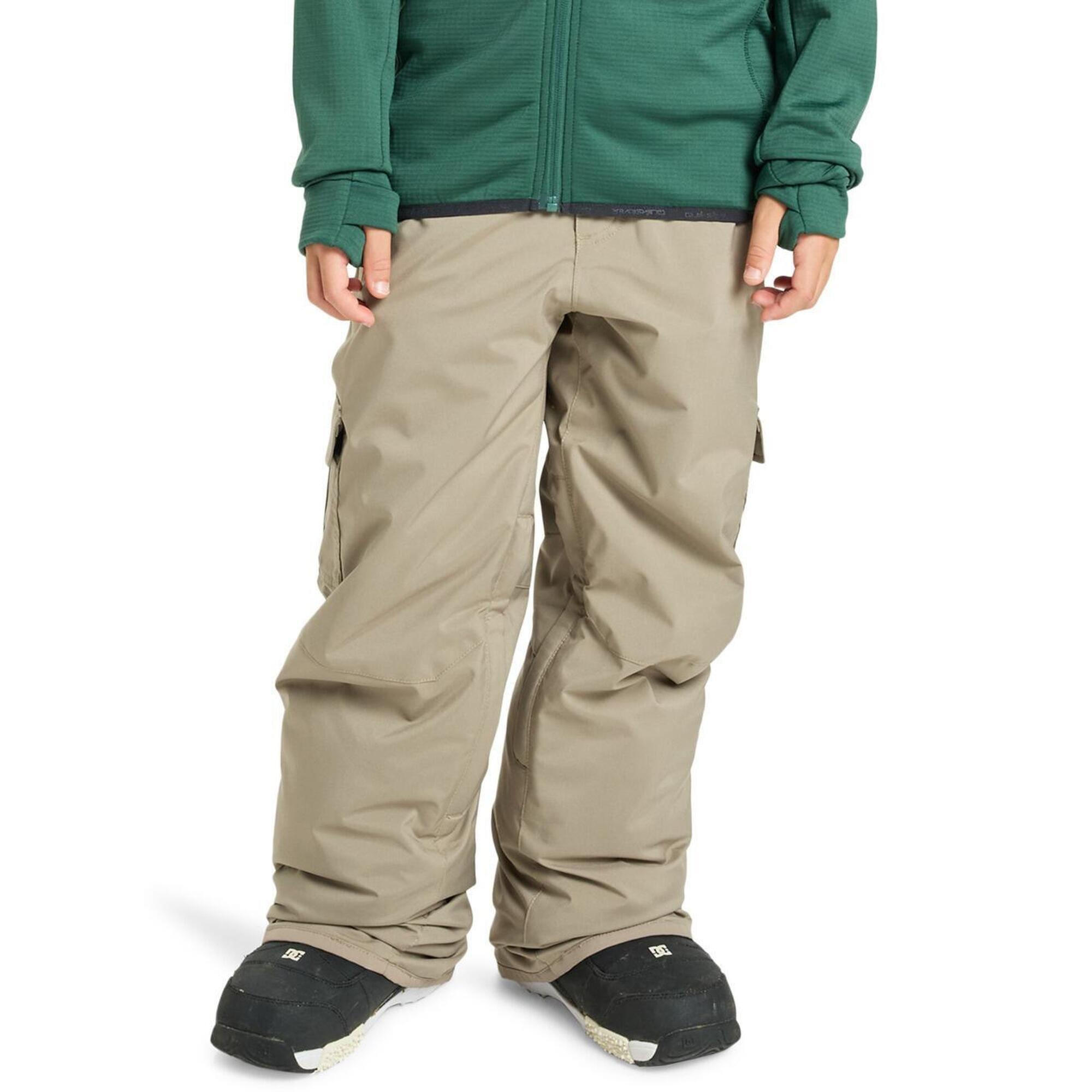 Quiksilver - Pantalon De Snow Technique Porter Beige Garçon - Pantalon De Ski - Marron - Decathlon