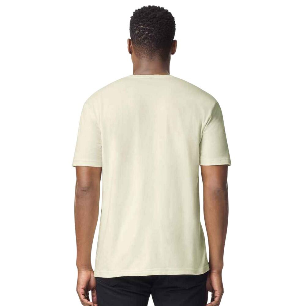 Mens Short Sleeve SoftStyle TShirt (Off White) 2/3