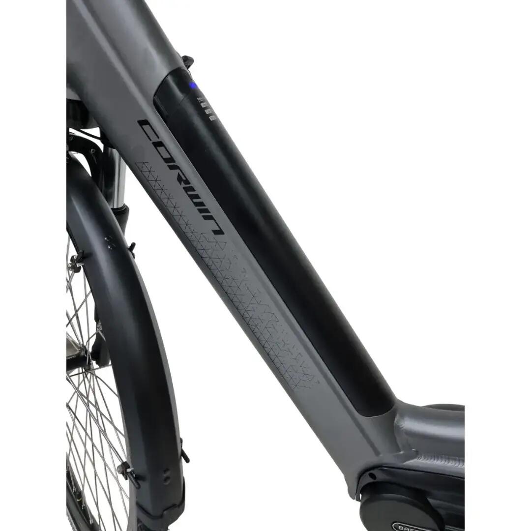 Vélo électrique Corwin 28426 - 28 pouces, moteur central, taille L, gris 4/7
