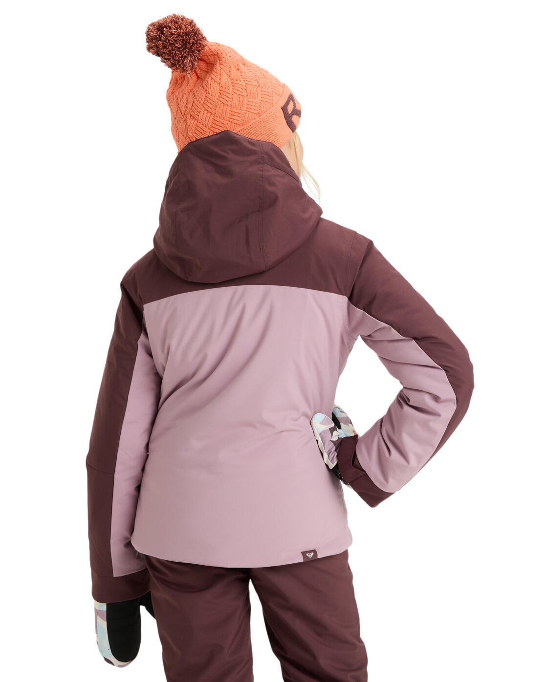 Veste de snow technique FREE JET BLOCK Rose Fille 2/4