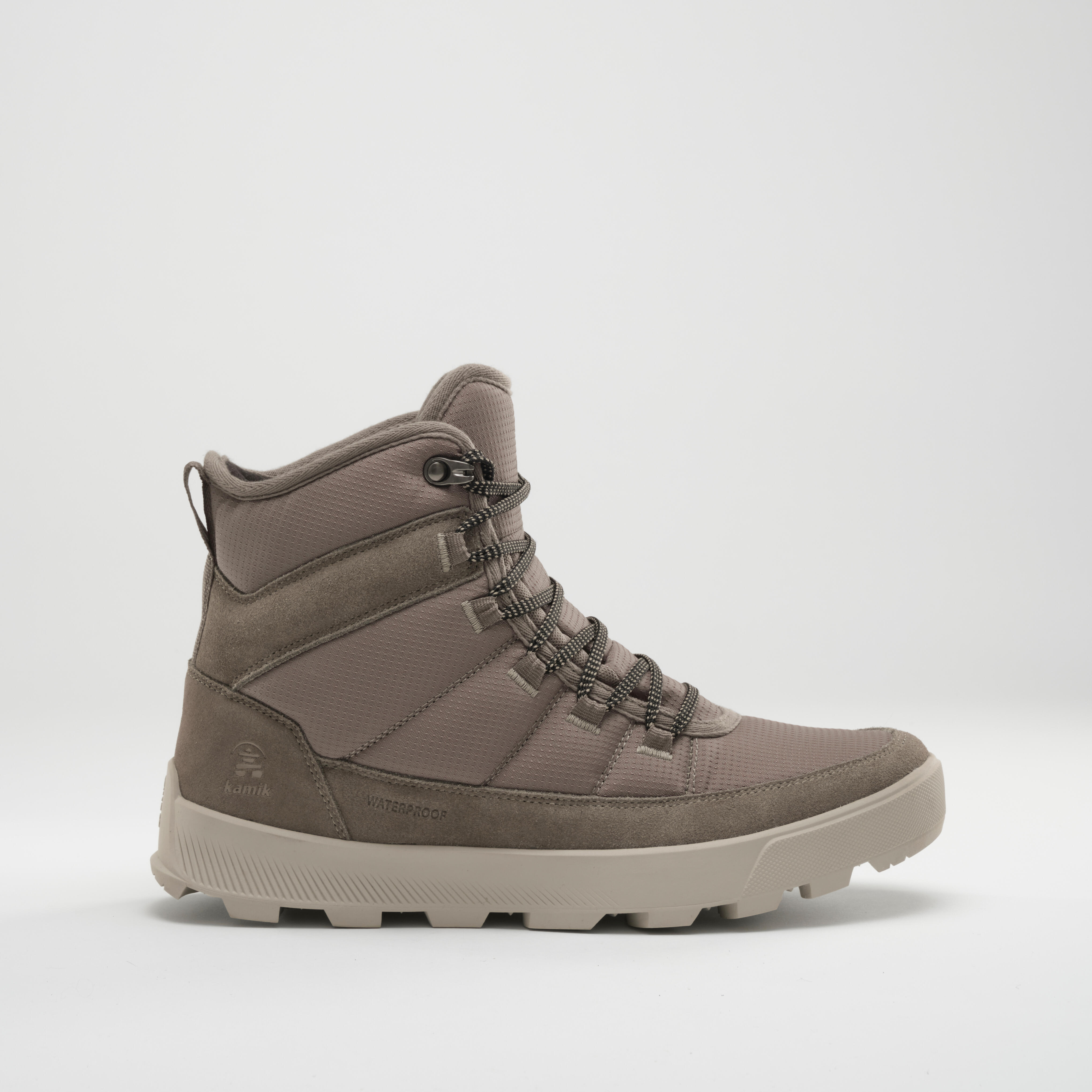 Kamik - Homme Atwater N Bottes D'Hiver Fossile - Bottes - Marron|vert - Decathlon