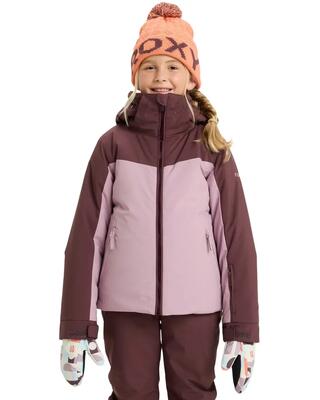 Funktionelle snow-jacke free jet block rosa meisjes 8-16