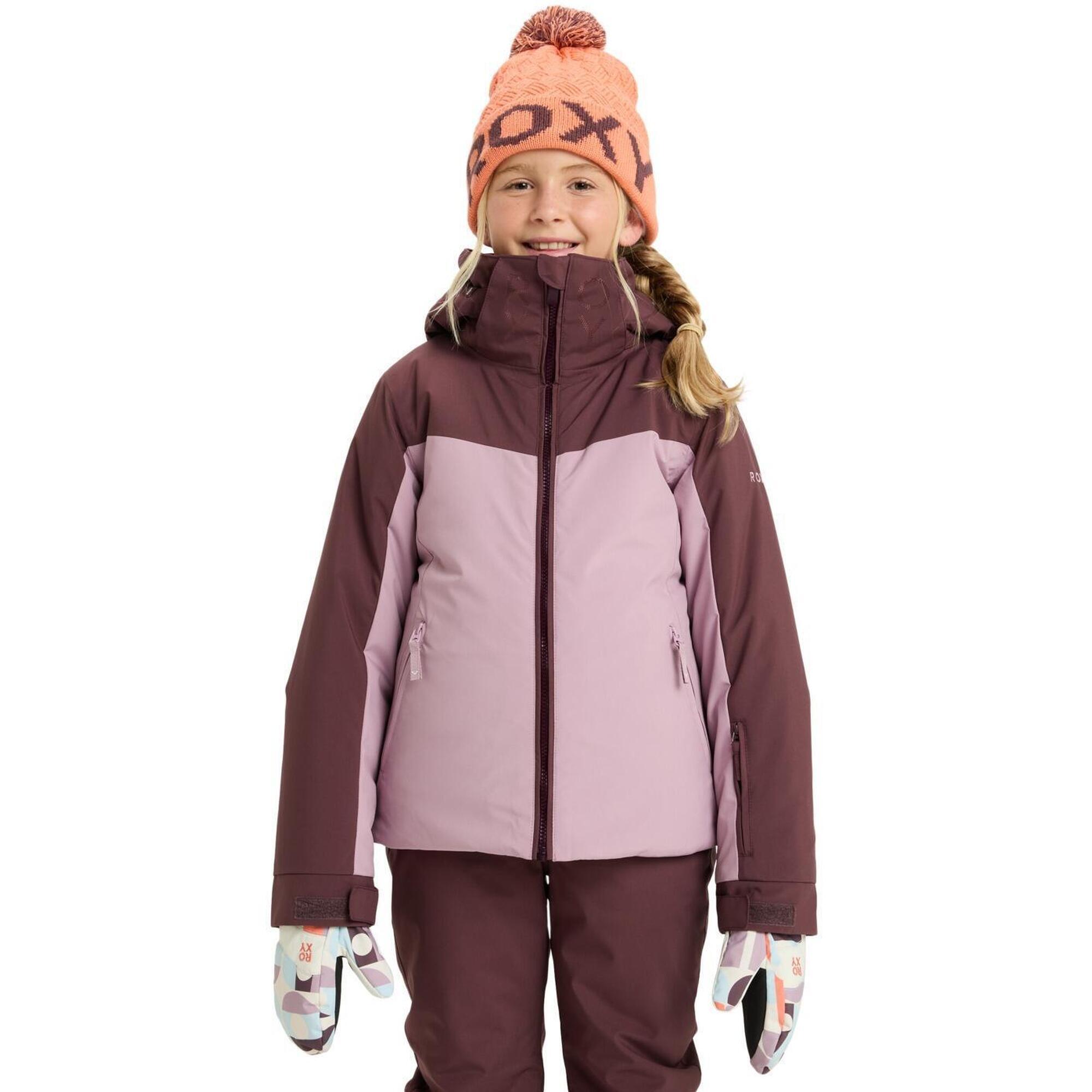 Roxy - Veste De Snow Technique Free Jet Block Rose Fille - Veste - Rose - Decathlon