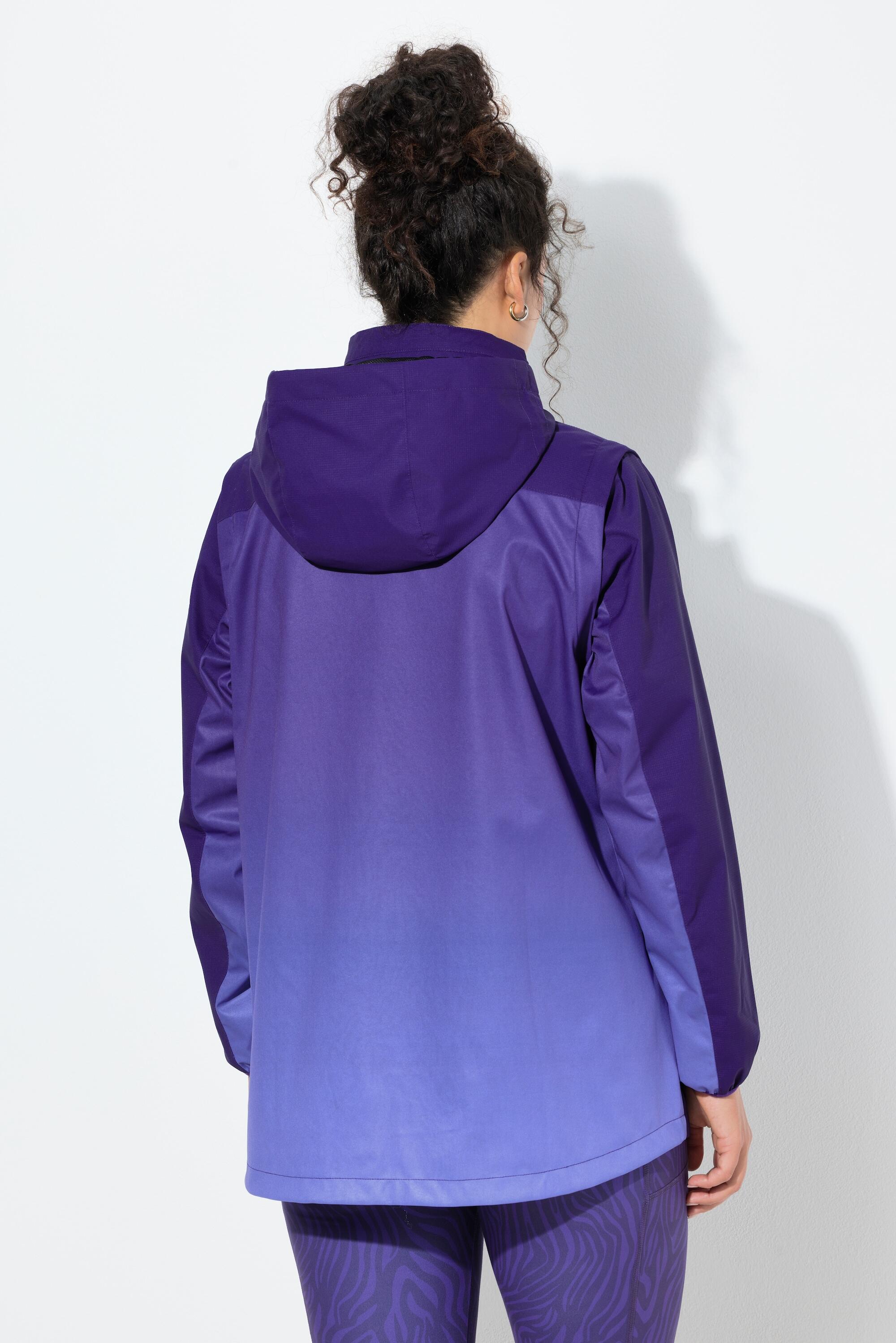Femme Veste technique 2-en-1 imperméable manches amovibles 8/13