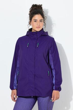Damen 2-in-1-Funktionsjacke wasserabweisend Ärmel abnehmbar