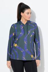 Femme T-shirt technique slim à manches longues et capuche protection LSP 50+