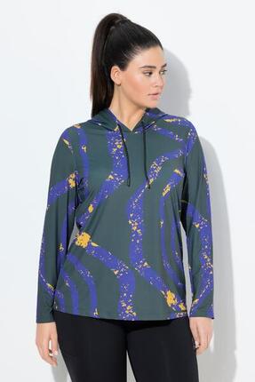 Femme T-shirt technique slim à manches longues et capuche protection LSP 50+