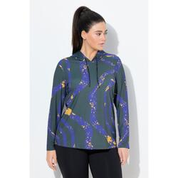 Femme T-shirt technique slim à manches longues et capuche protection LSP 50+