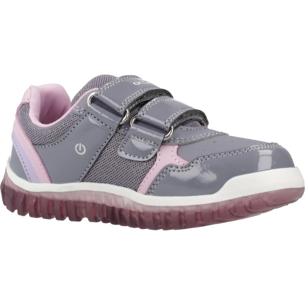 Ténis Geox Modelo B Lightyloo Girl Cor Cinza 5/5