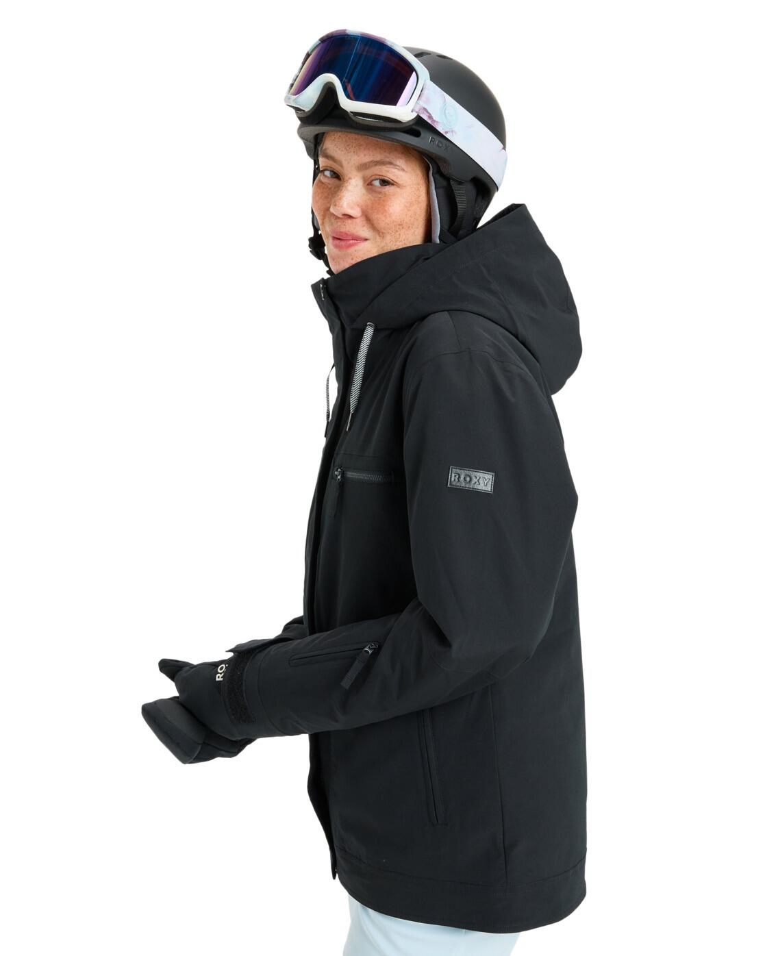 Funktionelle Snow-Jacke BRYLEE Schwarz Dames 3/4