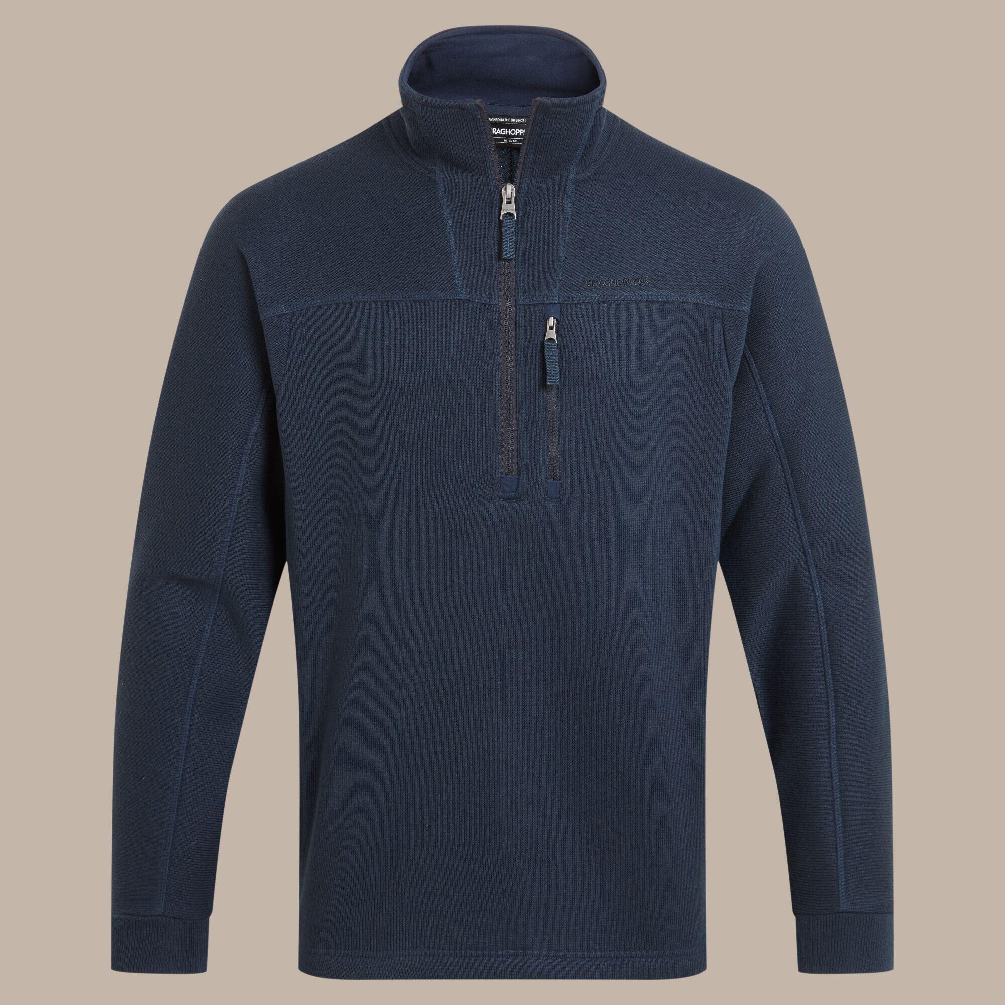 Polaire active isolante Torney demi-zip pour homme, aspect tricot 6/7