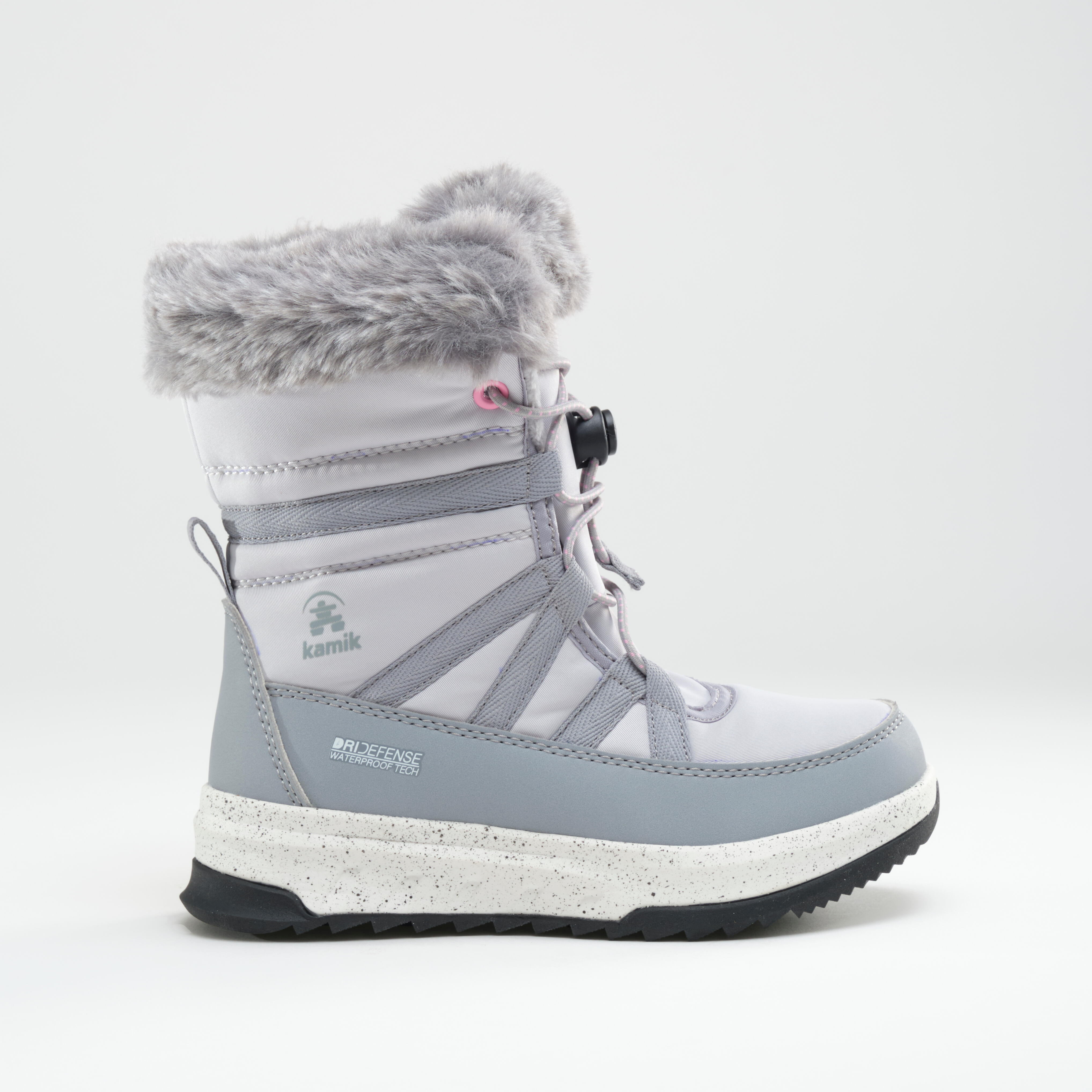 Kamik - Enfants Stormy F Bottes D'Hiver Gris Clair - Après Ski - Gris - Decathlon