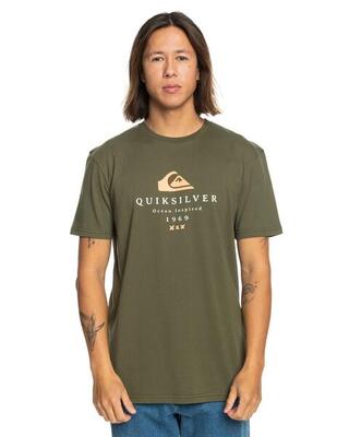 T-shirt first fire grün heren