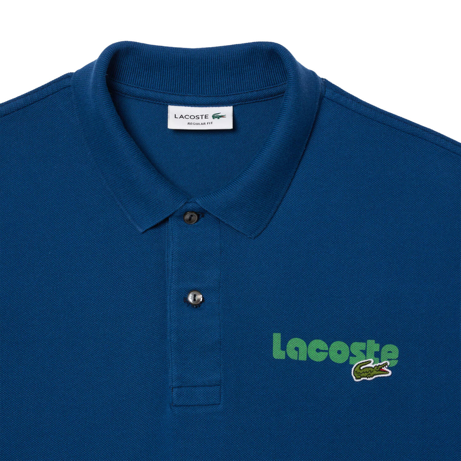 LACOSTE Mens L.12.12 Washed Regular Polo Shirt (Blue)
