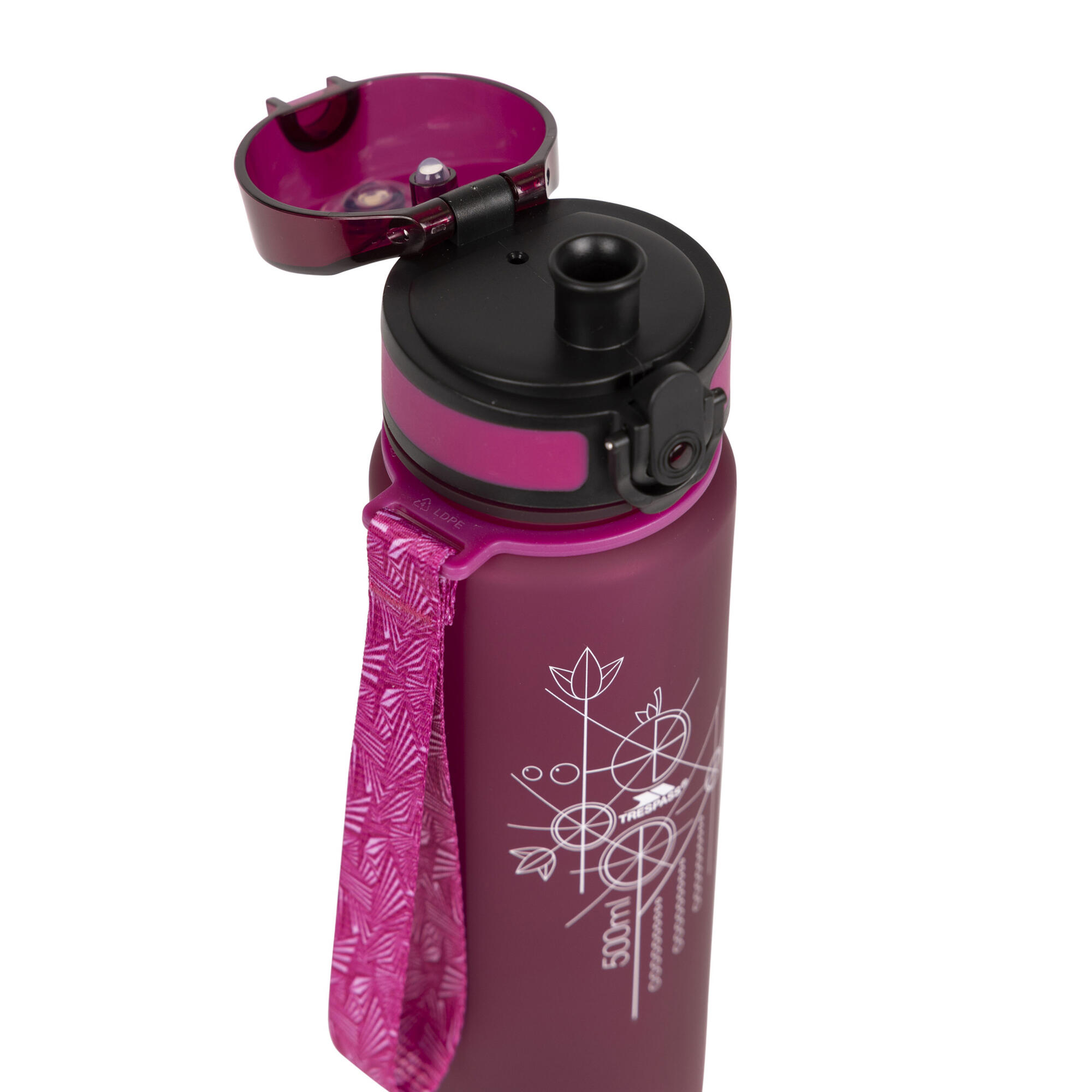 Flintlock Sport Trinkflasche Damen und Herren Lila Rot 2/4