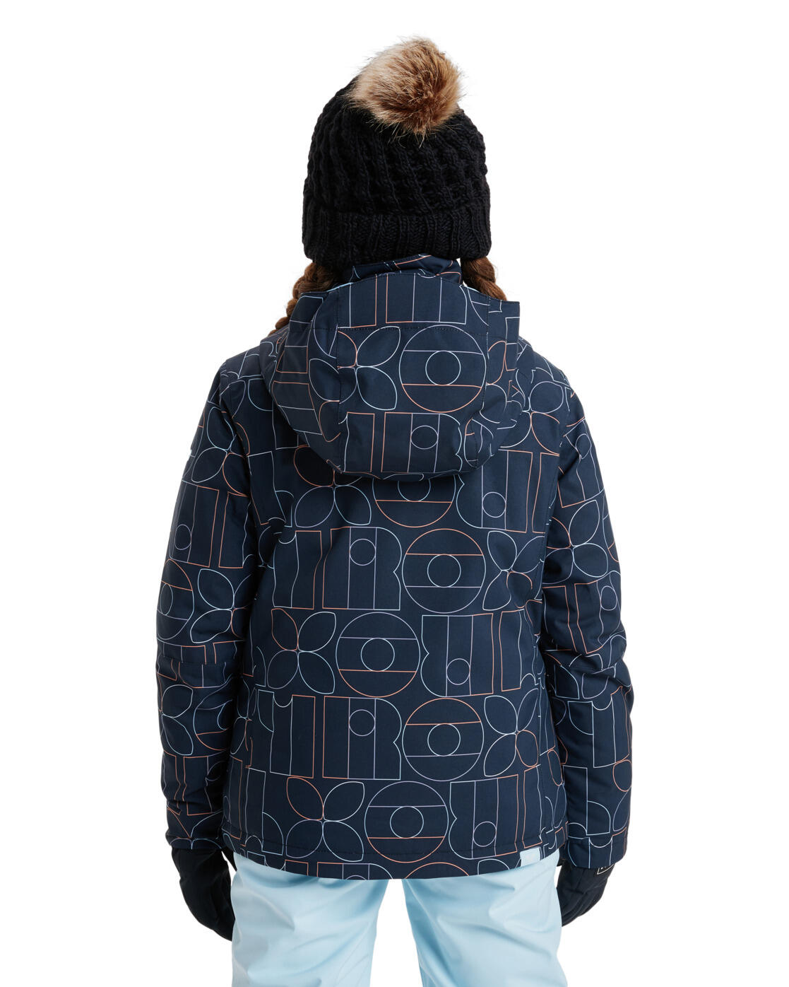 Veste de snow technique Noir Fille 2/4