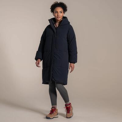 Dames middlefell omkeerbare jas