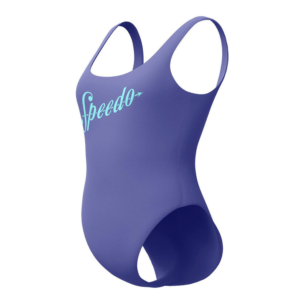 Maillot De Bain 1 Pièce Femme (Bleu) 3/4