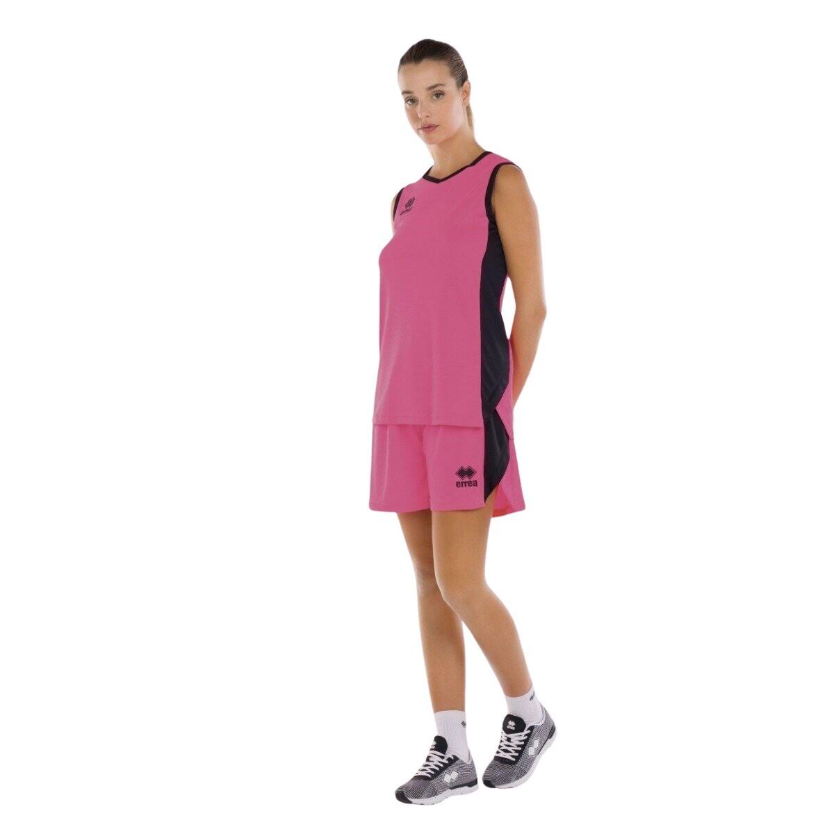 Errea - Short Errea Becky - Short - Noir|rose|vert - Decathlon