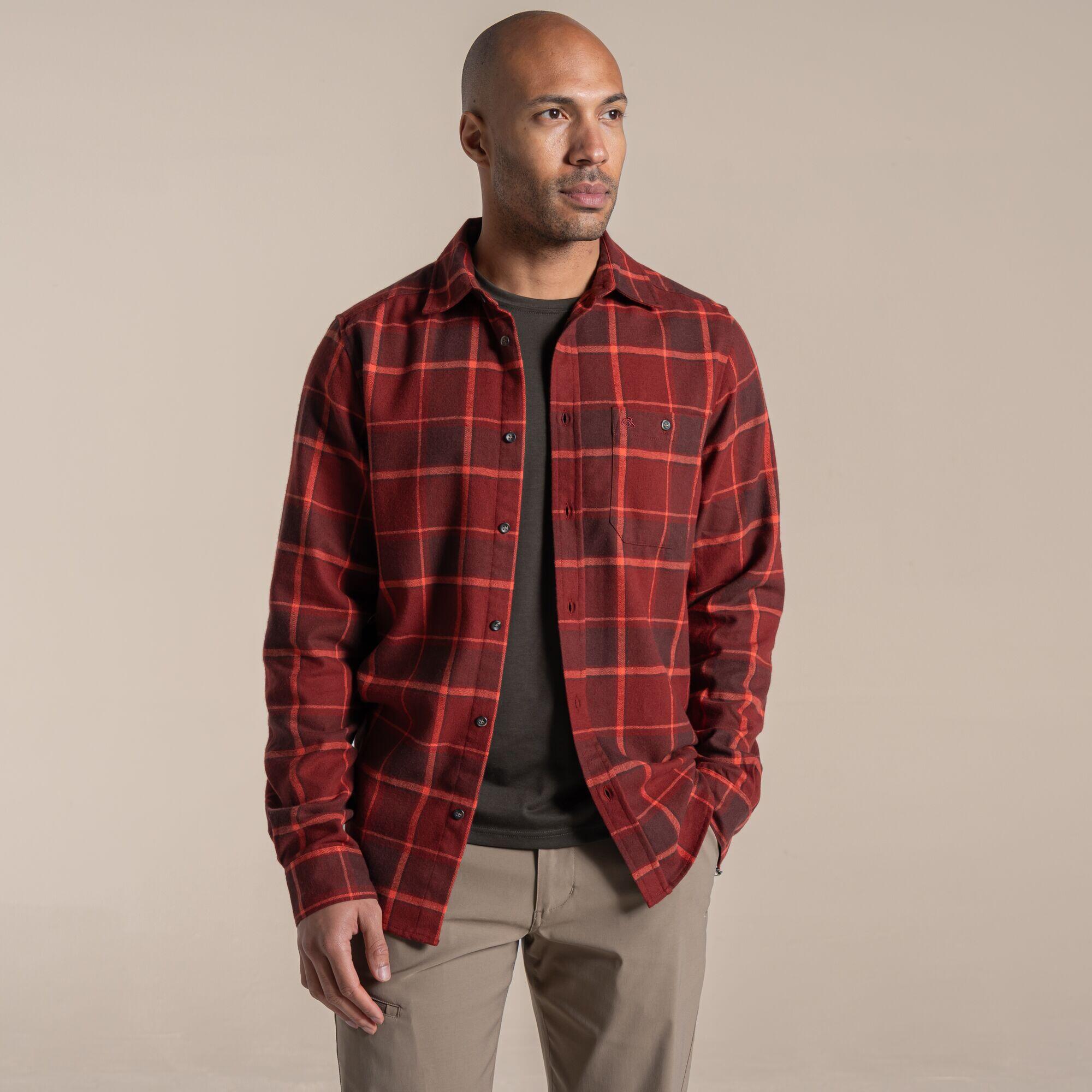Camicia a maniche lunghe a frontone da uomo 2/6
