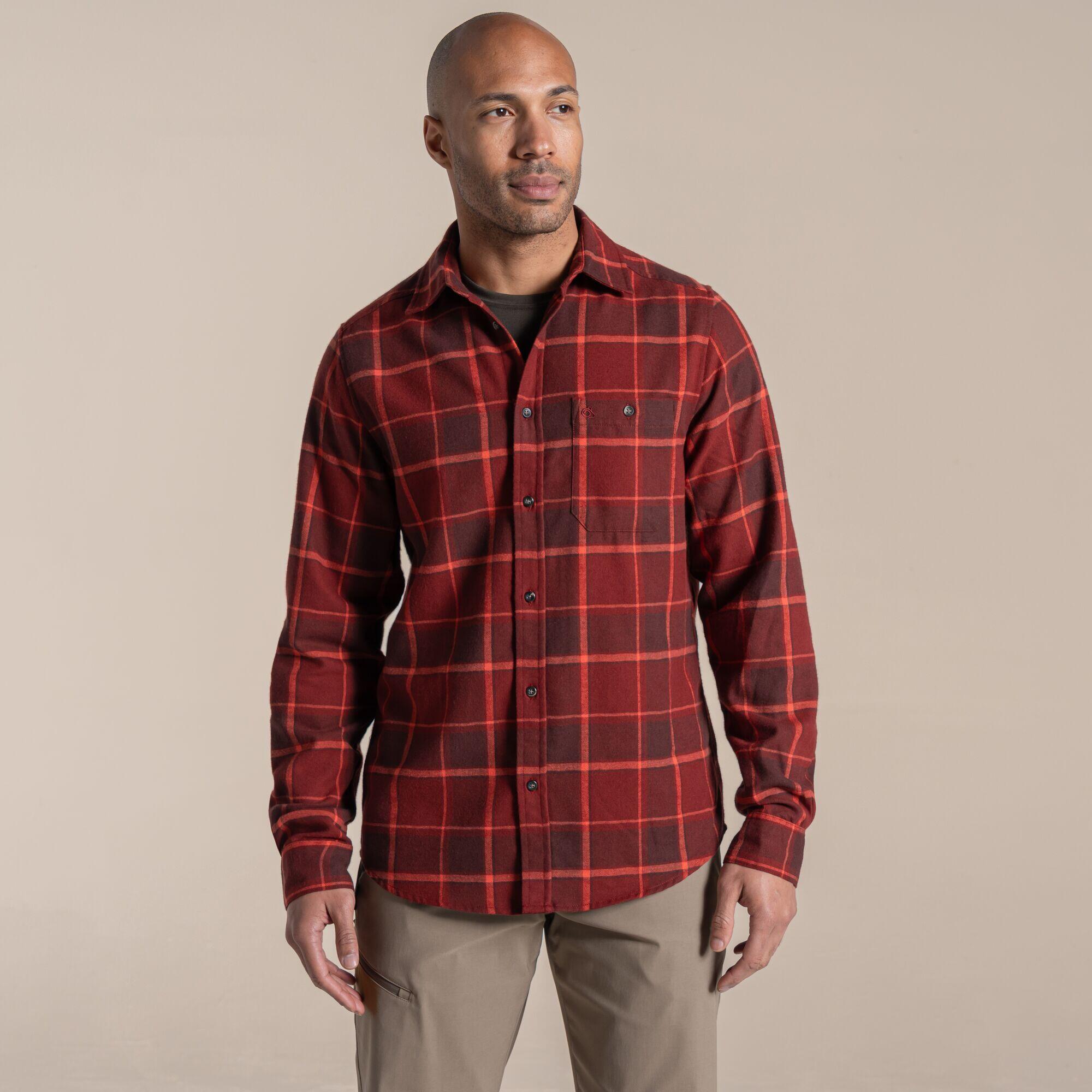 Camicia a maniche lunghe a frontone da uomo 4/6