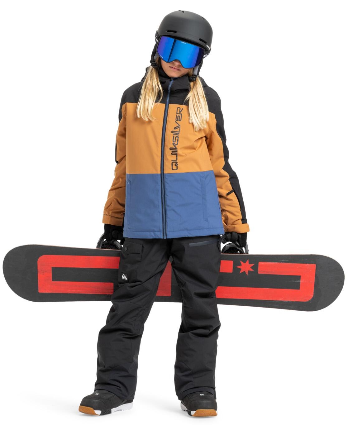 Chaqueta técnica snow SIDE HIT BLOCK Azul Niño 4/4