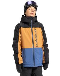 Veste de snow technique SIDE HIT BLOCK Vert Garçon