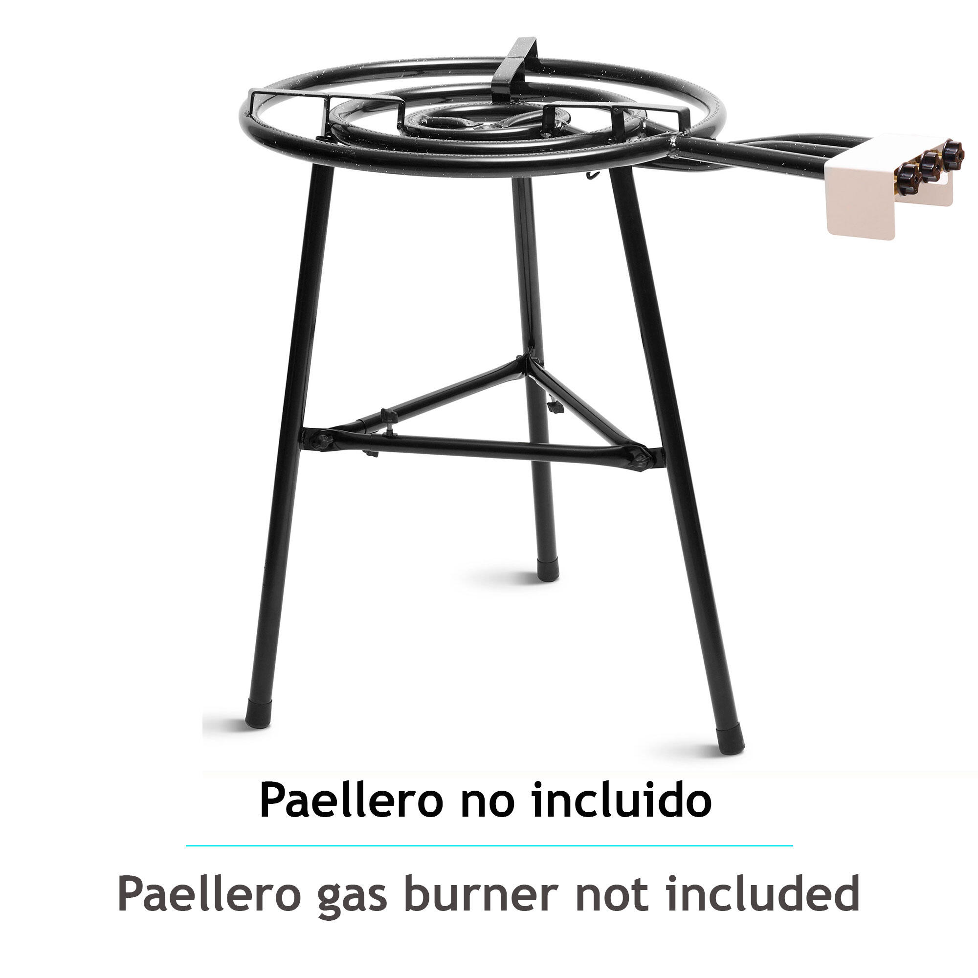 Steun voor Gaspaellapan met 3 poten, Robuust, Geschikt Paellapannen van 35-70 cm 3/4