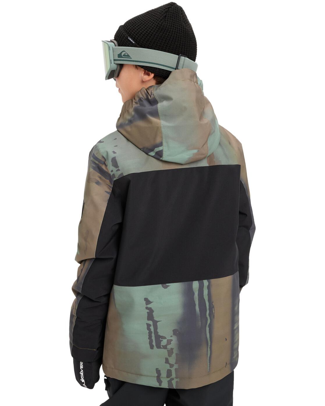 Veste de snow technique SIDE HIT BLOCK Vert Garçon 2/7