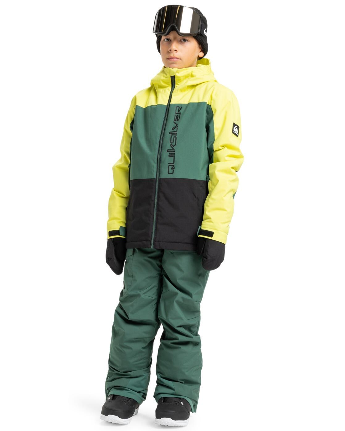 Veste de snow technique SIDE HIT BLOCK Noir Garçon 3/5