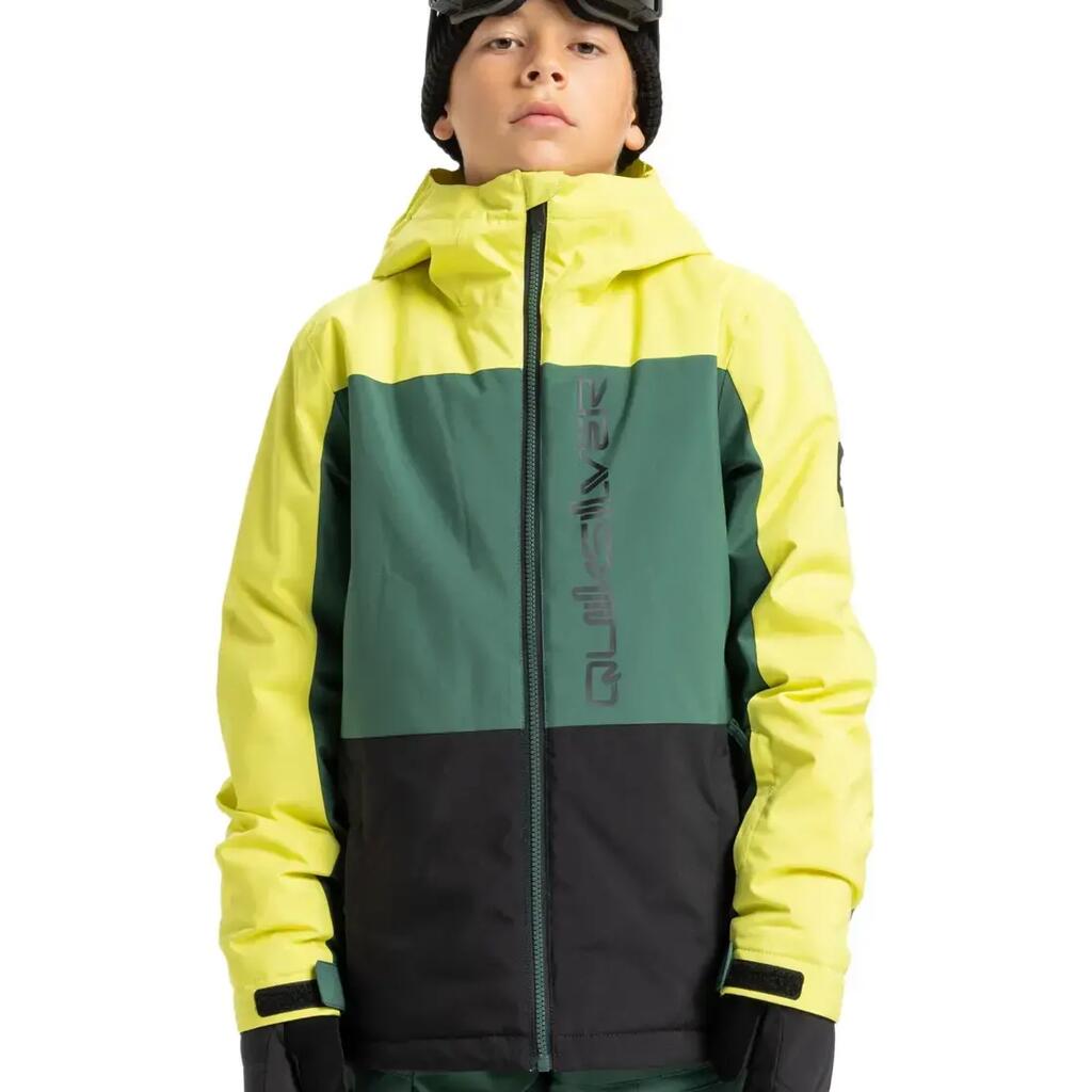 Quiksilver Side Hit Boys Ski Jacket - True Black