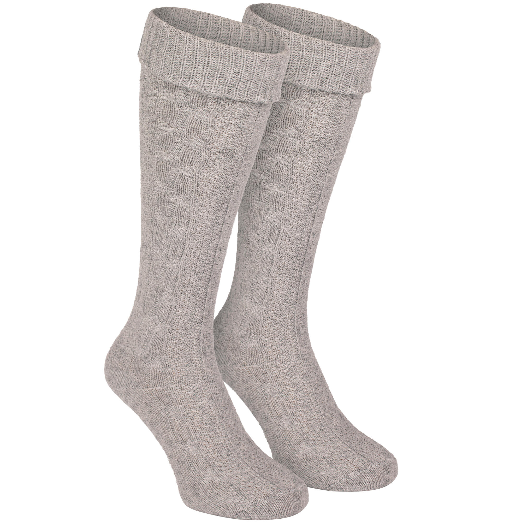 Kniestrümpfe | Trachtenstil | Damen & Herren | Beige 3/7