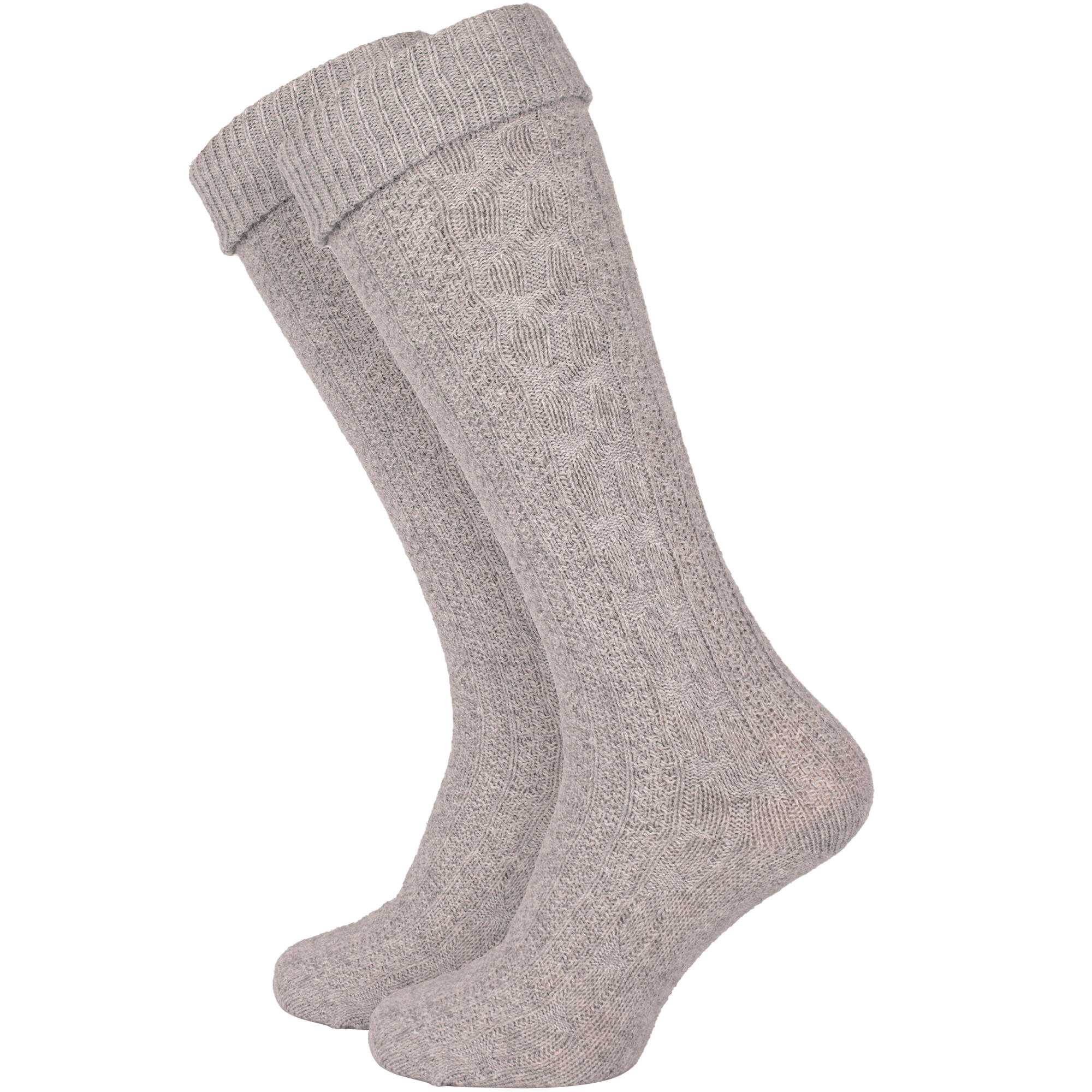 Kniestrümpfe | Trachtenstil | Damen & Herren | Beige 7/7