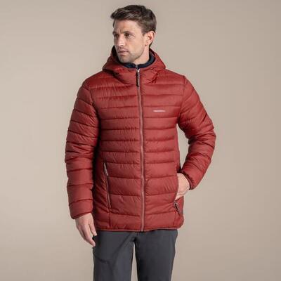Compresslite Isolierte Kapuzen-Steppjacke für Herren