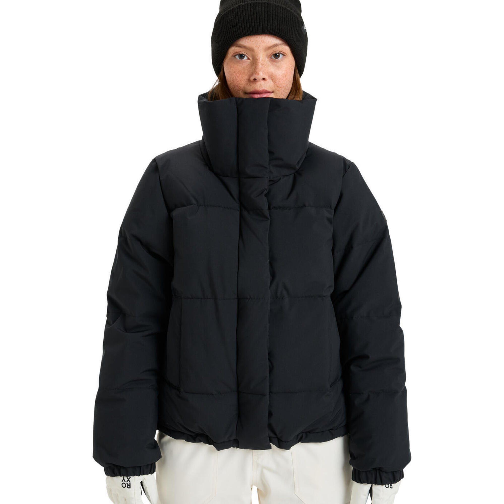 Roxy - Veste De Snow Technique Snow Winter Rebel Noir Femme - Doudoune Synthétique - Noir - Decathlon