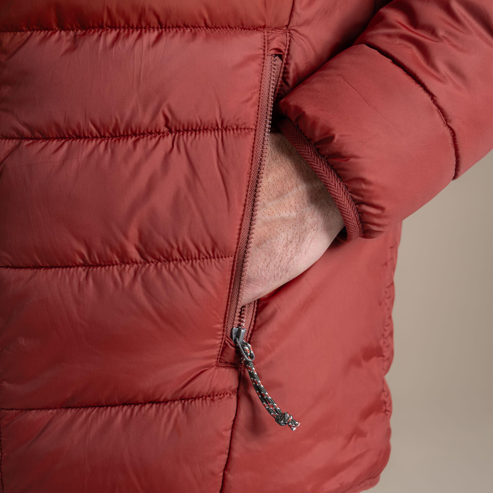 Chaqueta aislante pespunteada con capucha Compresslite para hombre 5/7